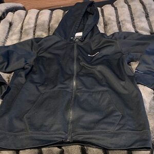 #459 Columbia Dark Black OMNI- HEAT Hooded Jacket